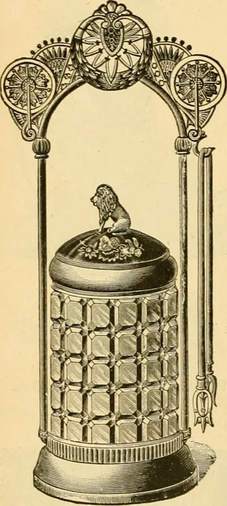 An illustration from 13th annual illustrated catalog, 1889 ... containing illustrations and prices of a few leading and staple styles of diamonds, watches, jewelry, silverware, clocks, canes, umbrellas, opera glasses, gold spectacles, eye glasses, etc., 1889, leaf 117