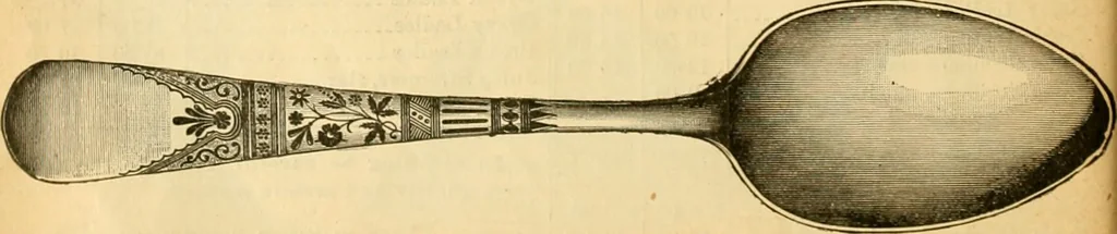 An illustration from 13th annual illustrated catalog, 1889 ... containing illustrations and prices of a few leading and staple styles of diamonds, watches, jewelry, silverware, clocks, canes, umbrellas, opera glasses, gold spectacles, eye glasses, etc., 1889, leaf 121