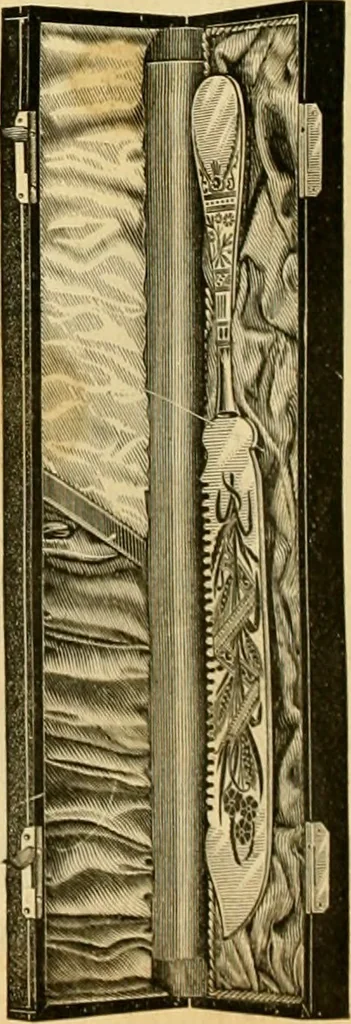 An illustration from 13th annual illustrated catalog, 1889 ... containing illustrations and prices of a few leading and staple styles of diamonds, watches, jewelry, silverware, clocks, canes, umbrellas, opera glasses, gold spectacles, eye glasses, etc., 1889, leaf 133