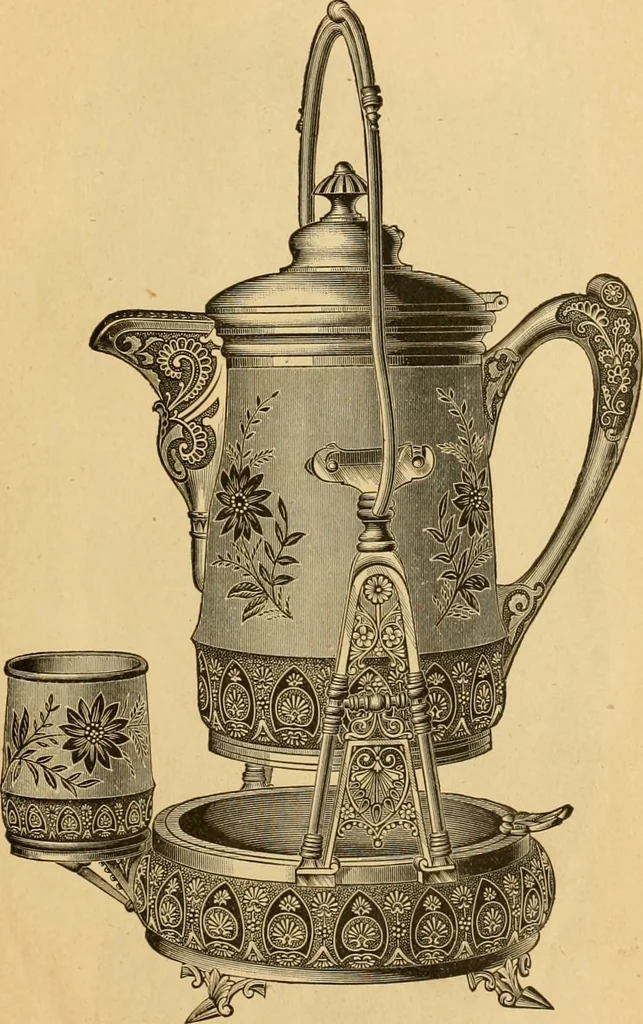 An illustration from 13th annual illustrated catalog, 1889 ... containing illustrations and prices of a few leading and staple styles of diamonds, watches, jewelry, silverware, clocks, canes, umbrellas, opera glasses, gold spectacles, eye glasses, etc., 1889, leaf 14