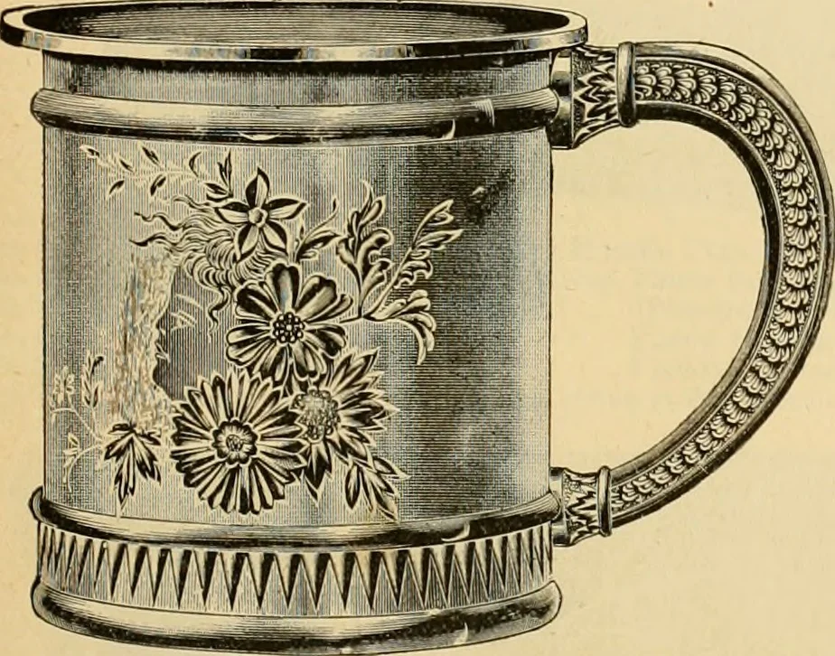 An illustration from 13th annual illustrated catalog, 1889 ... containing illustrations and prices of a few leading and staple styles of diamonds, watches, jewelry, silverware, clocks, canes, umbrellas, opera glasses, gold spectacles, eye glasses, etc., 1889, leaf 144