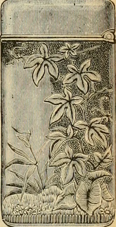 An illustration from 13th annual illustrated catalog, 1889 ... containing illustrations and prices of a few leading and staple styles of diamonds, watches, jewelry, silverware, clocks, canes, umbrellas, opera glasses, gold spectacles, eye glasses, etc., 1889, leaf 144