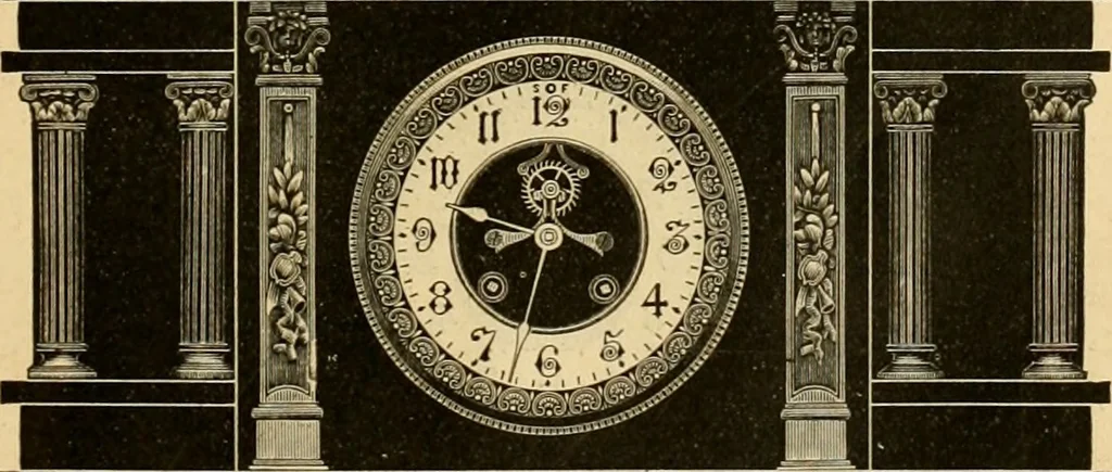 An illustration from 13th annual illustrated catalog, 1889 ... containing illustrations and prices of a few leading and staple styles of diamonds, watches, jewelry, silverware, clocks, canes, umbrellas, opera glasses, gold spectacles, eye glasses, etc., 1889, leaf 150