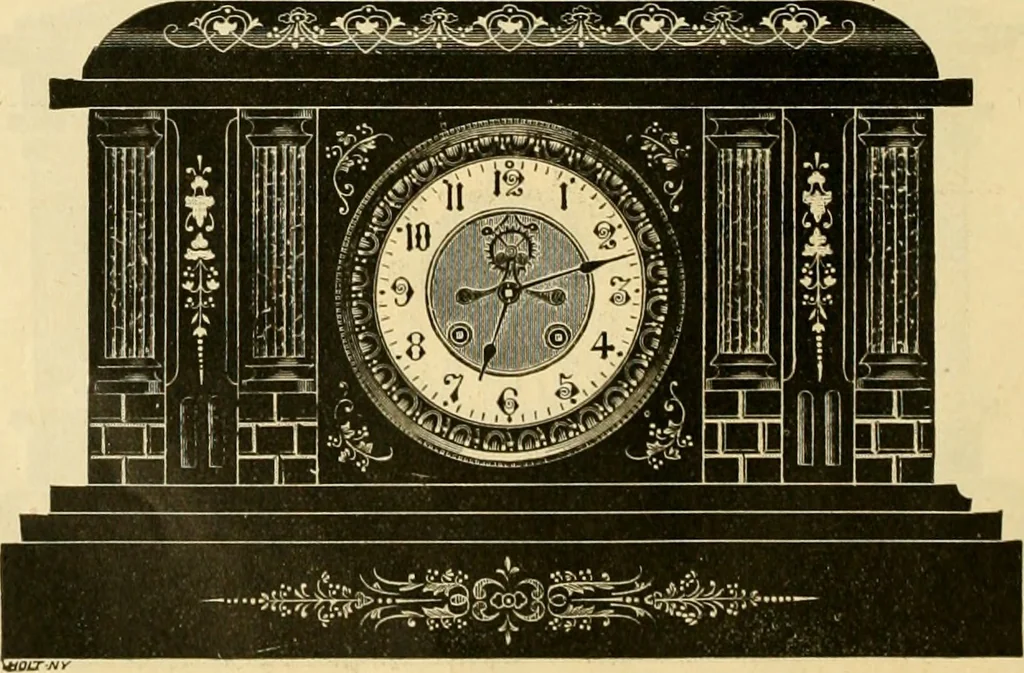An illustration from 13th annual illustrated catalog, 1889 ... containing illustrations and prices of a few leading and staple styles of diamonds, watches, jewelry, silverware, clocks, canes, umbrellas, opera glasses, gold spectacles, eye glasses, etc., 1889, leaf 151