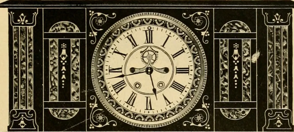 An illustration from 13th annual illustrated catalog, 1889 ... containing illustrations and prices of a few leading and staple styles of diamonds, watches, jewelry, silverware, clocks, canes, umbrellas, opera glasses, gold spectacles, eye glasses, etc., 1889, leaf 152
