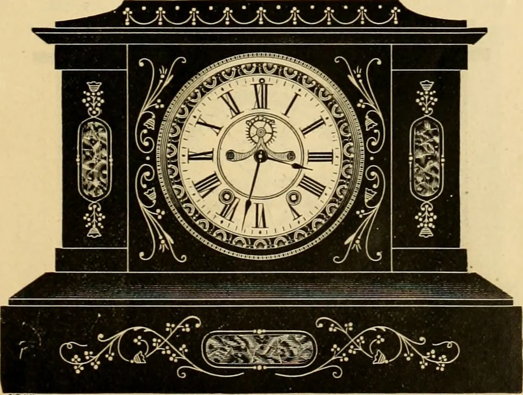 An illustration from 13th annual illustrated catalog, 1889 ... containing illustrations and prices of a few leading and staple styles of diamonds, watches, jewelry, silverware, clocks, canes, umbrellas, opera glasses, gold spectacles, eye glasses, etc., 1889, leaf 154