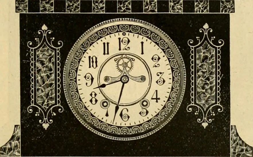 An illustration from 13th annual illustrated catalog, 1889 ... containing illustrations and prices of a few leading and staple styles of diamonds, watches, jewelry, silverware, clocks, canes, umbrellas, opera glasses, gold spectacles, eye glasses, etc., 1889, leaf 156