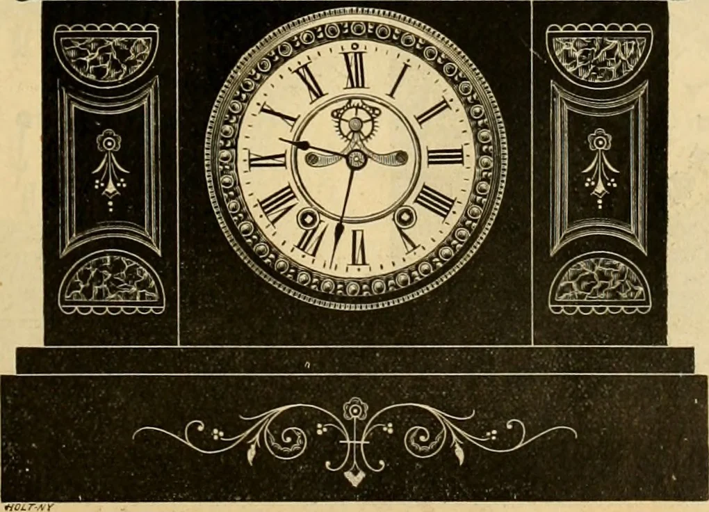 An illustration from 13th annual illustrated catalog, 1889 ... containing illustrations and prices of a few leading and staple styles of diamonds, watches, jewelry, silverware, clocks, canes, umbrellas, opera glasses, gold spectacles, eye glasses, etc., 1889, leaf 156