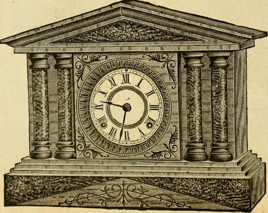 An illustration from 13th annual illustrated catalog, 1889 ... containing illustrations and prices of a few leading and staple styles of diamonds, watches, jewelry, silverware, clocks, canes, umbrellas, opera glasses, gold spectacles, eye glasses, etc., 1889, leaf 161