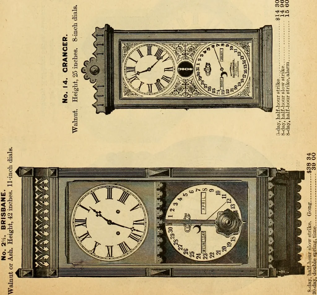 An illustration from 13th annual illustrated catalog, 1889 ... containing illustrations and prices of a few leading and staple styles of diamonds, watches, jewelry, silverware, clocks, canes, umbrellas, opera glasses, gold spectacles, eye glasses, etc., 1889, leaf 164