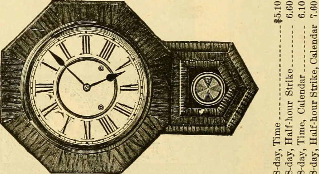 An illustration from 13th annual illustrated catalog, 1889 ... containing illustrations and prices of a few leading and staple styles of diamonds, watches, jewelry, silverware, clocks, canes, umbrellas, opera glasses, gold spectacles, eye glasses, etc., 1889, leaf 165