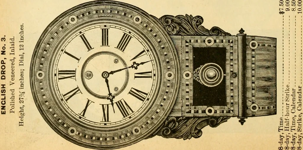 An illustration from 13th annual illustrated catalog, 1889 ... containing illustrations and prices of a few leading and staple styles of diamonds, watches, jewelry, silverware, clocks, canes, umbrellas, opera glasses, gold spectacles, eye glasses, etc., 1889, leaf 165