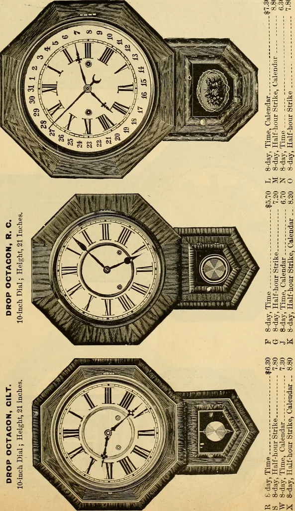 An illustration from 13th annual illustrated catalog, 1889 ... containing illustrations and prices of a few leading and staple styles of diamonds, watches, jewelry, silverware, clocks, canes, umbrellas, opera glasses, gold spectacles, eye glasses, etc., 1889, leaf 166