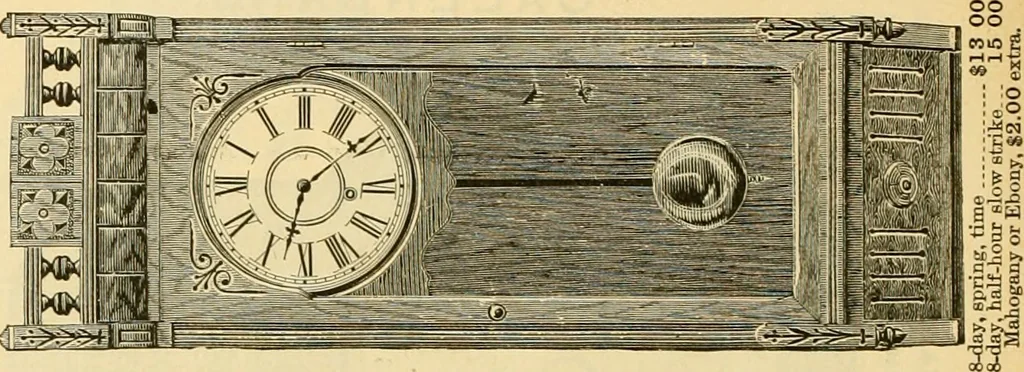 An illustration from 13th annual illustrated catalog, 1889 ... containing illustrations and prices of a few leading and staple styles of diamonds, watches, jewelry, silverware, clocks, canes, umbrellas, opera glasses, gold spectacles, eye glasses, etc., 1889, leaf 167