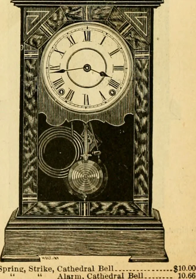 An illustration from 13th annual illustrated catalog, 1889 ... containing illustrations and prices of a few leading and staple styles of diamonds, watches, jewelry, silverware, clocks, canes, umbrellas, opera glasses, gold spectacles, eye glasses, etc., 1889, leaf 177