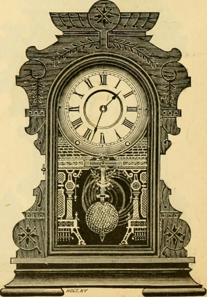 An illustration from 13th annual illustrated catalog, 1889 ... containing illustrations and prices of a few leading and staple styles of diamonds, watches, jewelry, silverware, clocks, canes, umbrellas, opera glasses, gold spectacles, eye glasses, etc., 1889, leaf 179