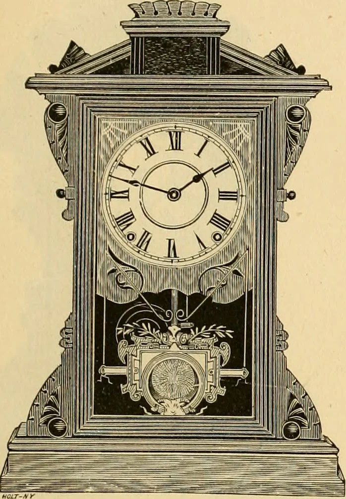 An illustration from 13th annual illustrated catalog, 1889 ... containing illustrations and prices of a few leading and staple styles of diamonds, watches, jewelry, silverware, clocks, canes, umbrellas, opera glasses, gold spectacles, eye glasses, etc., 1889, leaf 180