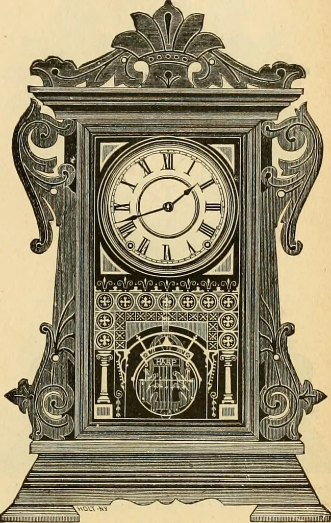 An illustration from 13th annual illustrated catalog, 1889 ... containing illustrations and prices of a few leading and staple styles of diamonds, watches, jewelry, silverware, clocks, canes, umbrellas, opera glasses, gold spectacles, eye glasses, etc., 1889, leaf 180