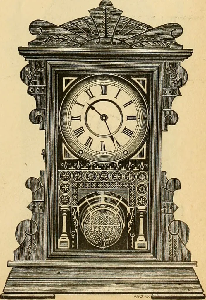 An illustration from 13th annual illustrated catalog, 1889 ... containing illustrations and prices of a few leading and staple styles of diamonds, watches, jewelry, silverware, clocks, canes, umbrellas, opera glasses, gold spectacles, eye glasses, etc., 1889, leaf 180