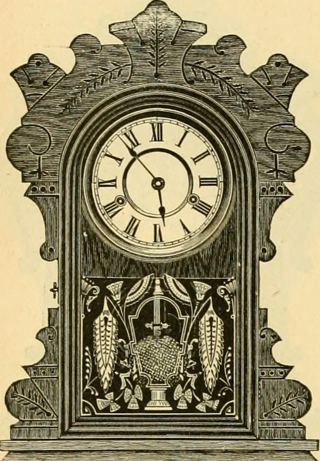 An illustration from 13th annual illustrated catalog, 1889 ... containing illustrations and prices of a few leading and staple styles of diamonds, watches, jewelry, silverware, clocks, canes, umbrellas, opera glasses, gold spectacles, eye glasses, etc., 1889, leaf 181
