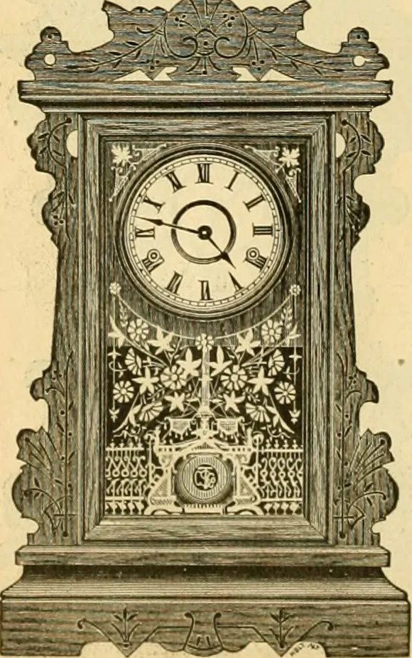 An illustration from 13th annual illustrated catalog, 1889 ... containing illustrations and prices of a few leading and staple styles of diamonds, watches, jewelry, silverware, clocks, canes, umbrellas, opera glasses, gold spectacles, eye glasses, etc., 1889, leaf 181