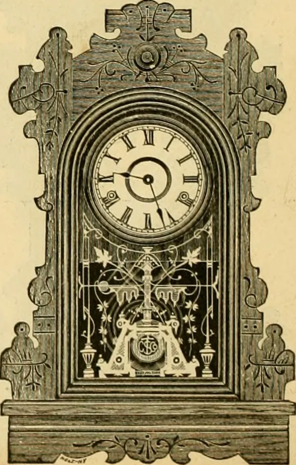 An illustration from 13th annual illustrated catalog, 1889 ... containing illustrations and prices of a few leading and staple styles of diamonds, watches, jewelry, silverware, clocks, canes, umbrellas, opera glasses, gold spectacles, eye glasses, etc., 1889, leaf 181