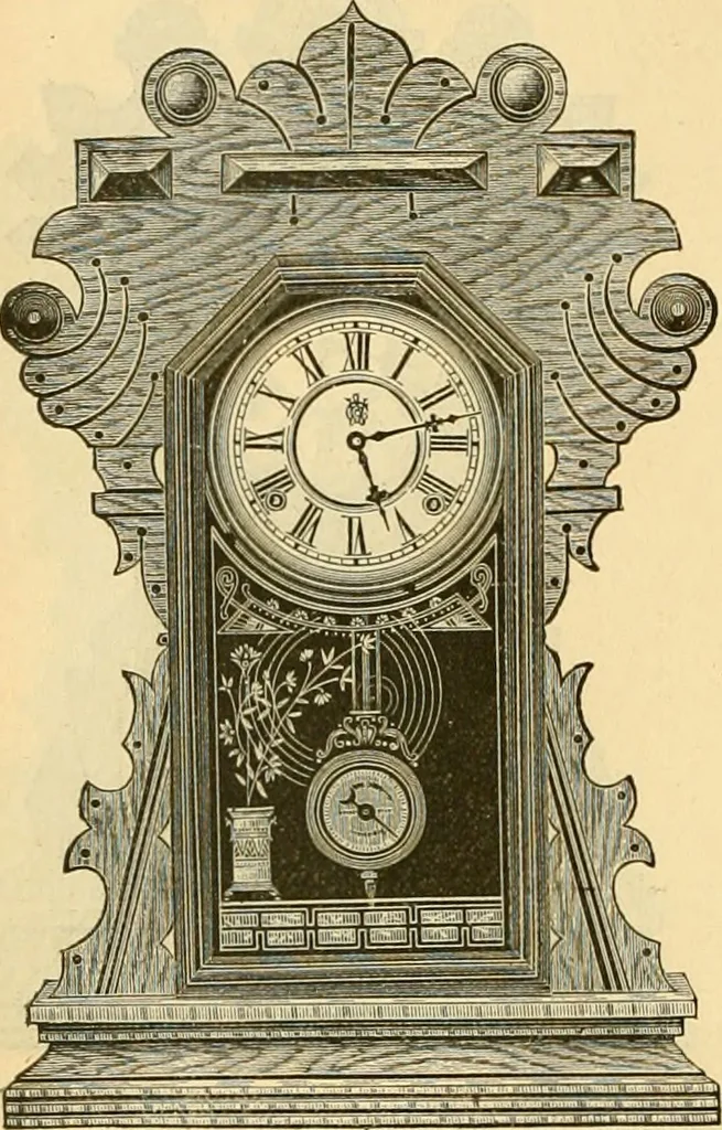 An illustration from 13th annual illustrated catalog, 1889 ... containing illustrations and prices of a few leading and staple styles of diamonds, watches, jewelry, silverware, clocks, canes, umbrellas, opera glasses, gold spectacles, eye glasses, etc., 1889, leaf 183