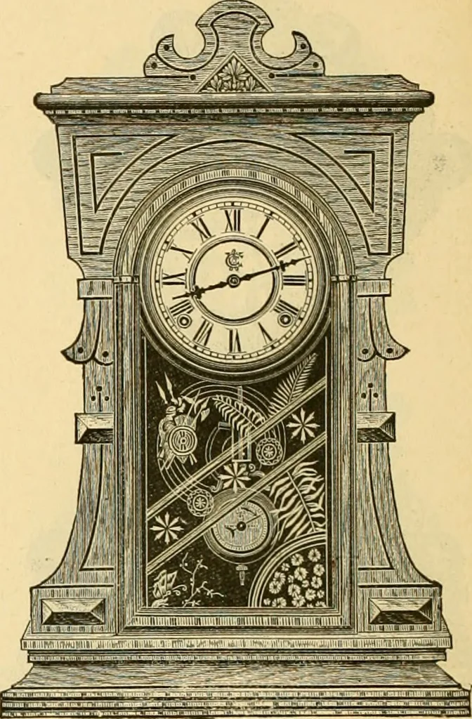 An illustration from 13th annual illustrated catalog, 1889 ... containing illustrations and prices of a few leading and staple styles of diamonds, watches, jewelry, silverware, clocks, canes, umbrellas, opera glasses, gold spectacles, eye glasses, etc., 1889, leaf 183