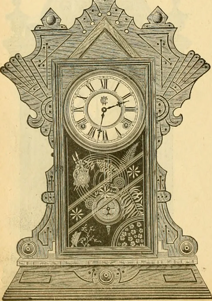 An illustration from 13th annual illustrated catalog, 1889 ... containing illustrations and prices of a few leading and staple styles of diamonds, watches, jewelry, silverware, clocks, canes, umbrellas, opera glasses, gold spectacles, eye glasses, etc., 1889, leaf 183