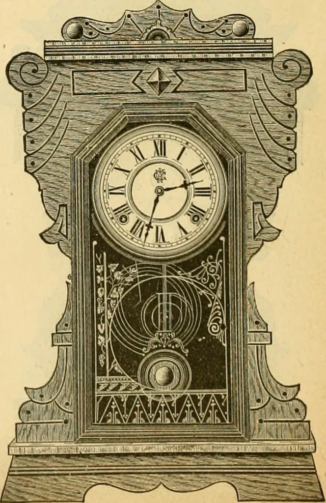 An illustration from 13th annual illustrated catalog, 1889 ... containing illustrations and prices of a few leading and staple styles of diamonds, watches, jewelry, silverware, clocks, canes, umbrellas, opera glasses, gold spectacles, eye glasses, etc., 1889, leaf 183
