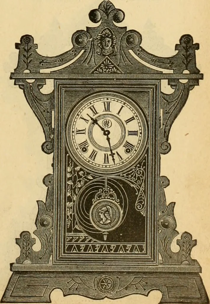 An illustration from 13th annual illustrated catalog, 1889 ... containing illustrations and prices of a few leading and staple styles of diamonds, watches, jewelry, silverware, clocks, canes, umbrellas, opera glasses, gold spectacles, eye glasses, etc., 1889, leaf 184