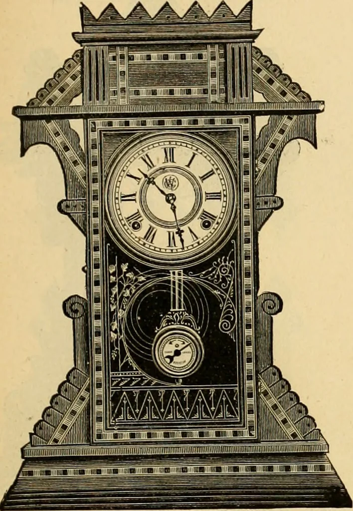 An illustration from 13th annual illustrated catalog, 1889 ... containing illustrations and prices of a few leading and staple styles of diamonds, watches, jewelry, silverware, clocks, canes, umbrellas, opera glasses, gold spectacles, eye glasses, etc., 1889, leaf 186