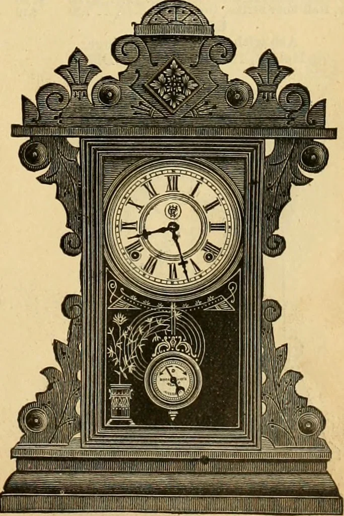 An illustration from 13th annual illustrated catalog, 1889 ... containing illustrations and prices of a few leading and staple styles of diamonds, watches, jewelry, silverware, clocks, canes, umbrellas, opera glasses, gold spectacles, eye glasses, etc., 1889, leaf 186