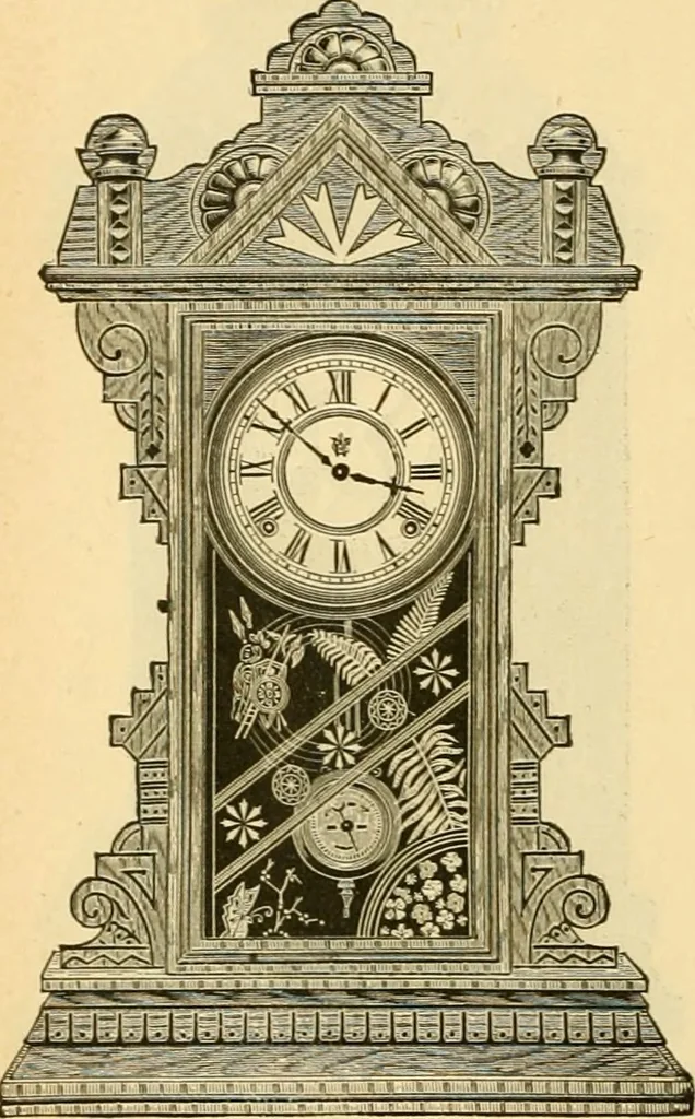 An illustration from 13th annual illustrated catalog, 1889 ... containing illustrations and prices of a few leading and staple styles of diamonds, watches, jewelry, silverware, clocks, canes, umbrellas, opera glasses, gold spectacles, eye glasses, etc., 1889, leaf 187
