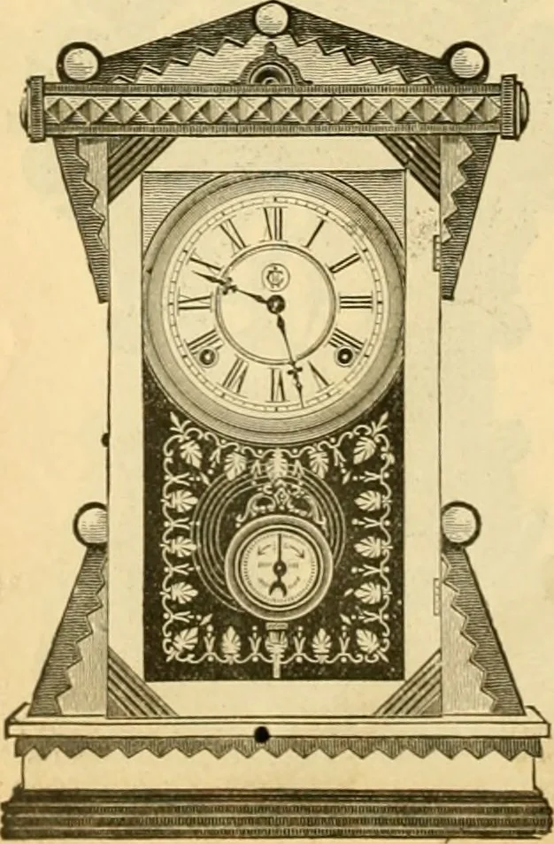 An illustration from 13th annual illustrated catalog, 1889 ... containing illustrations and prices of a few leading and staple styles of diamonds, watches, jewelry, silverware, clocks, canes, umbrellas, opera glasses, gold spectacles, eye glasses, etc., 1889, leaf 187