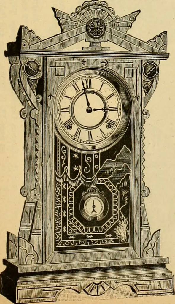 An illustration from 13th annual illustrated catalog, 1889 ... containing illustrations and prices of a few leading and staple styles of diamonds, watches, jewelry, silverware, clocks, canes, umbrellas, opera glasses, gold spectacles, eye glasses, etc., 1889, leaf 188