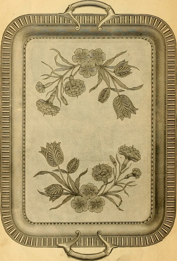 An illustration from 13th annual illustrated catalog, 1889 ... containing illustrations and prices of a few leading and staple styles of diamonds, watches, jewelry, silverware, clocks, canes, umbrellas, opera glasses, gold spectacles, eye glasses, etc., 1889, leaf 19