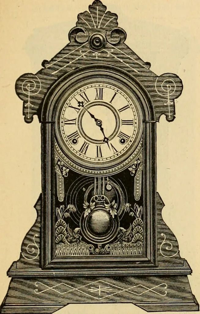 An illustration from 13th annual illustrated catalog, 1889 ... containing illustrations and prices of a few leading and staple styles of diamonds, watches, jewelry, silverware, clocks, canes, umbrellas, opera glasses, gold spectacles, eye glasses, etc., 1889, leaf 190
