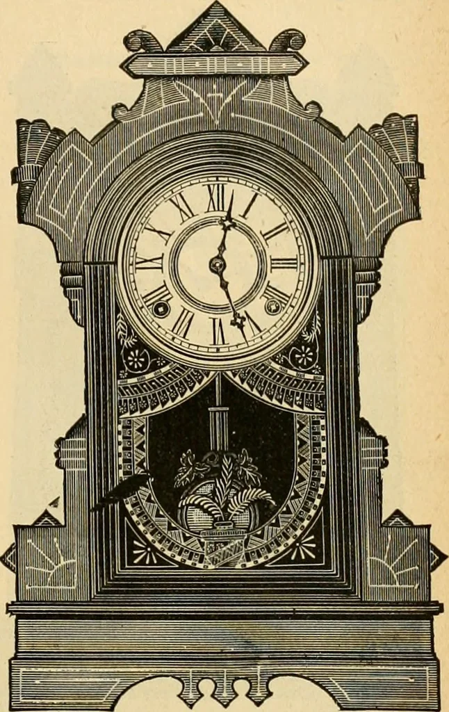 An illustration from 13th annual illustrated catalog, 1889 ... containing illustrations and prices of a few leading and staple styles of diamonds, watches, jewelry, silverware, clocks, canes, umbrellas, opera glasses, gold spectacles, eye glasses, etc., 1889, leaf 190