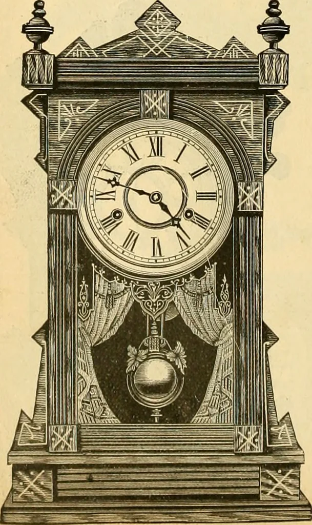 An illustration from 13th annual illustrated catalog, 1889 ... containing illustrations and prices of a few leading and staple styles of diamonds, watches, jewelry, silverware, clocks, canes, umbrellas, opera glasses, gold spectacles, eye glasses, etc., 1889, leaf 191