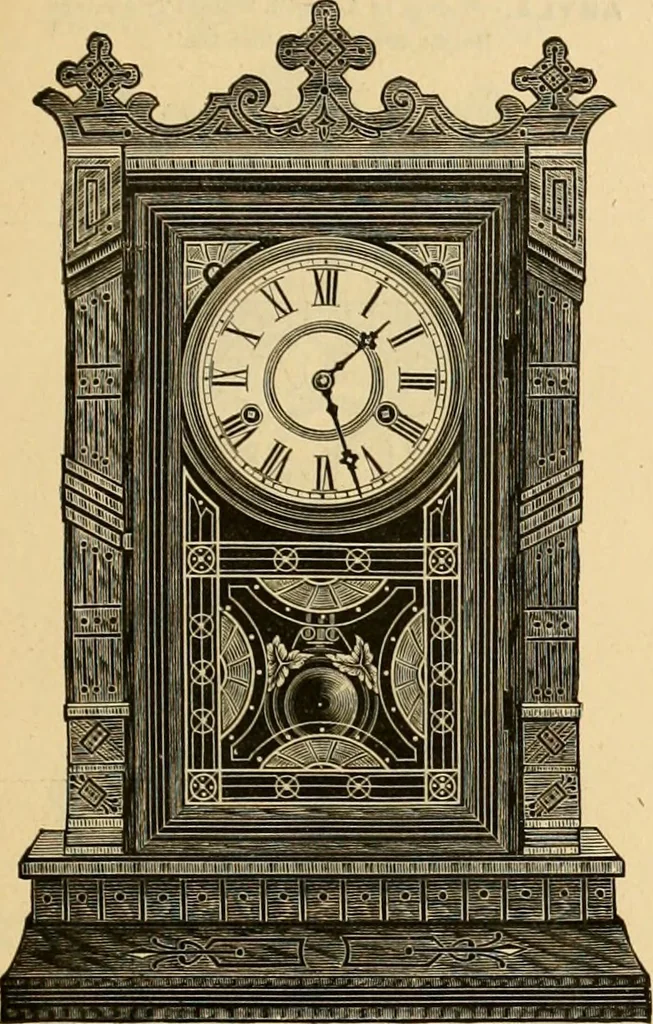 An illustration from 13th annual illustrated catalog, 1889 ... containing illustrations and prices of a few leading and staple styles of diamonds, watches, jewelry, silverware, clocks, canes, umbrellas, opera glasses, gold spectacles, eye glasses, etc., 1889, leaf 192