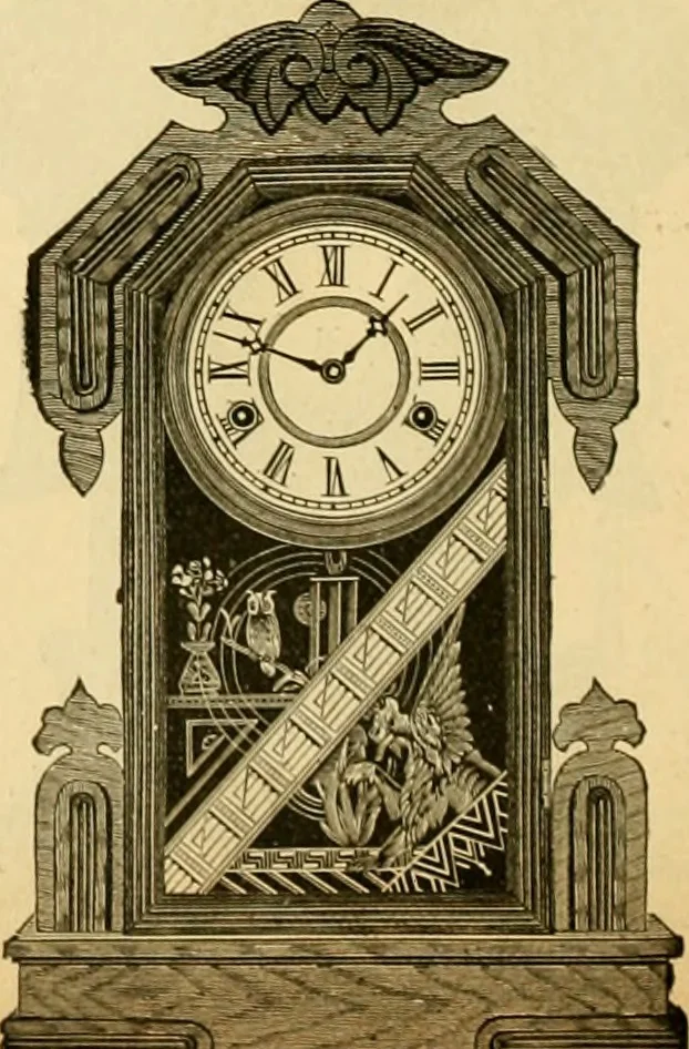 An illustration from 13th annual illustrated catalog, 1889 ... containing illustrations and prices of a few leading and staple styles of diamonds, watches, jewelry, silverware, clocks, canes, umbrellas, opera glasses, gold spectacles, eye glasses, etc., 1889, leaf 193