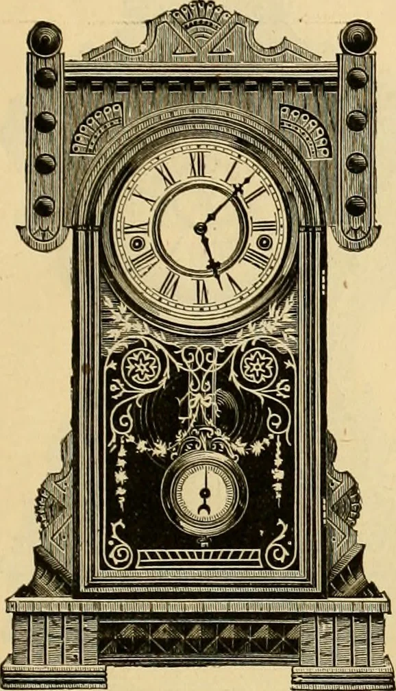 An illustration from 13th annual illustrated catalog, 1889 ... containing illustrations and prices of a few leading and staple styles of diamonds, watches, jewelry, silverware, clocks, canes, umbrellas, opera glasses, gold spectacles, eye glasses, etc., 1889, leaf 194