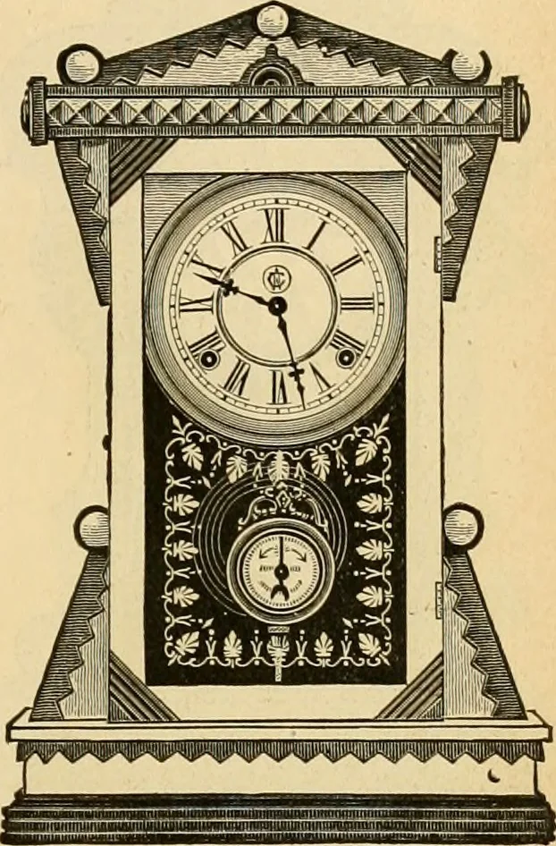 An illustration from 13th annual illustrated catalog, 1889 ... containing illustrations and prices of a few leading and staple styles of diamonds, watches, jewelry, silverware, clocks, canes, umbrellas, opera glasses, gold spectacles, eye glasses, etc., 1889, leaf 194