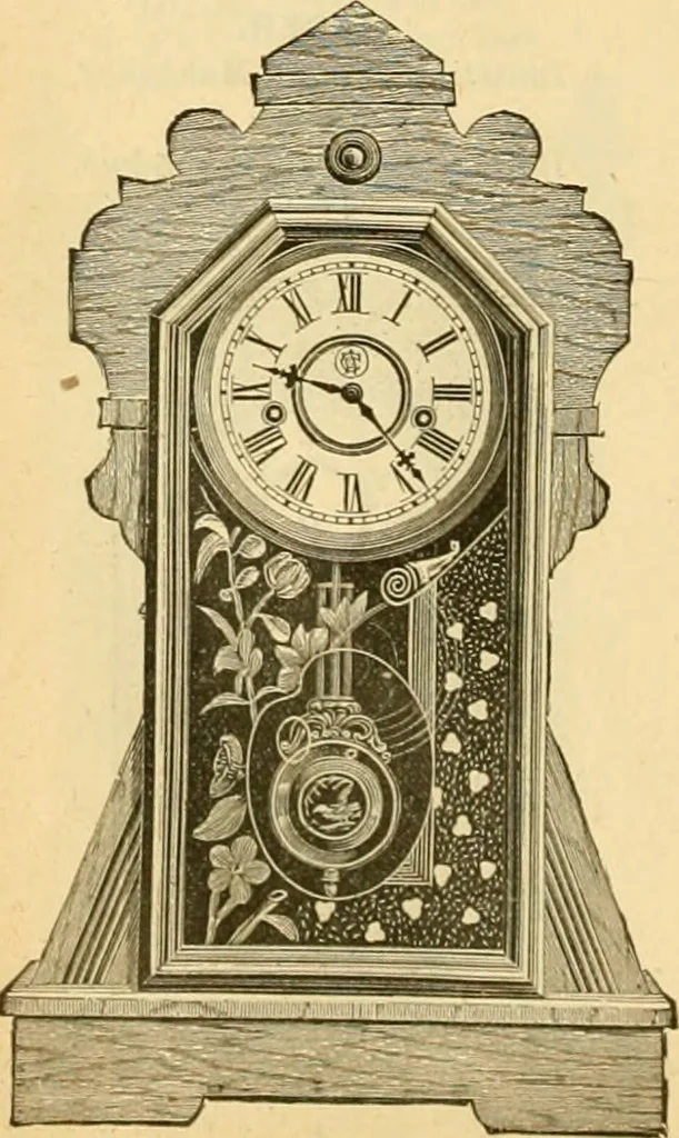 An illustration from 13th annual illustrated catalog, 1889 ... containing illustrations and prices of a few leading and staple styles of diamonds, watches, jewelry, silverware, clocks, canes, umbrellas, opera glasses, gold spectacles, eye glasses, etc., 1889, leaf 195