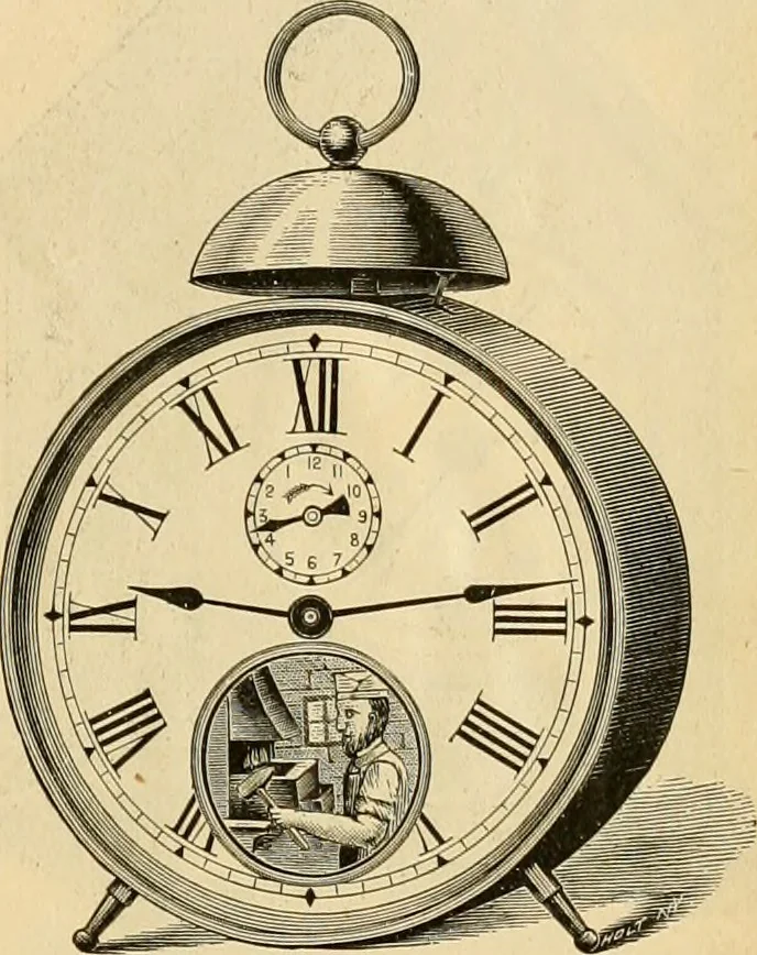 An illustration from 13th annual illustrated catalog, 1889 ... containing illustrations and prices of a few leading and staple styles of diamonds, watches, jewelry, silverware, clocks, canes, umbrellas, opera glasses, gold spectacles, eye glasses, etc., 1889, leaf 202