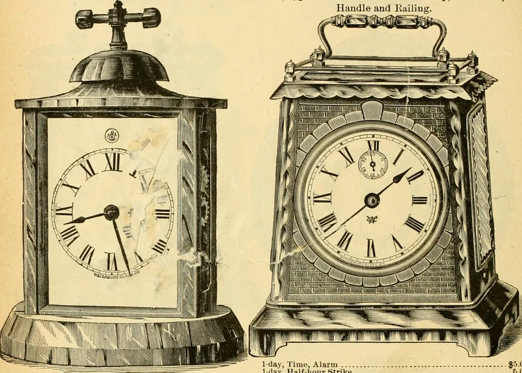 An illustration from 13th annual illustrated catalog, 1889 ... containing illustrations and prices of a few leading and staple styles of diamonds, watches, jewelry, silverware, clocks, canes, umbrellas, opera glasses, gold spectacles, eye glasses, etc., 1889, leaf 205