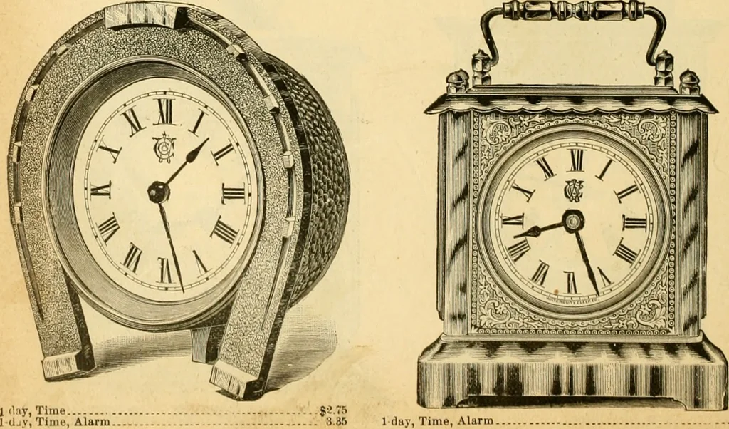 An illustration from 13th annual illustrated catalog, 1889 ... containing illustrations and prices of a few leading and staple styles of diamonds, watches, jewelry, silverware, clocks, canes, umbrellas, opera glasses, gold spectacles, eye glasses, etc., 1889, leaf 205