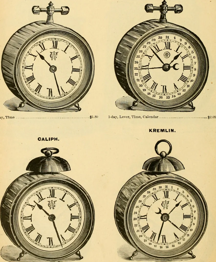 An illustration from 13th annual illustrated catalog, 1889 ... containing illustrations and prices of a few leading and staple styles of diamonds, watches, jewelry, silverware, clocks, canes, umbrellas, opera glasses, gold spectacles, eye glasses, etc., 1889, leaf 207