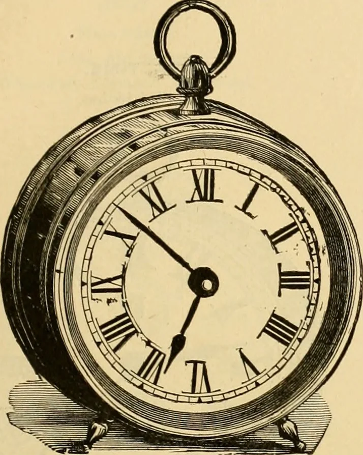 An illustration from 13th annual illustrated catalog, 1889 ... containing illustrations and prices of a few leading and staple styles of diamonds, watches, jewelry, silverware, clocks, canes, umbrellas, opera glasses, gold spectacles, eye glasses, etc., 1889, leaf 208